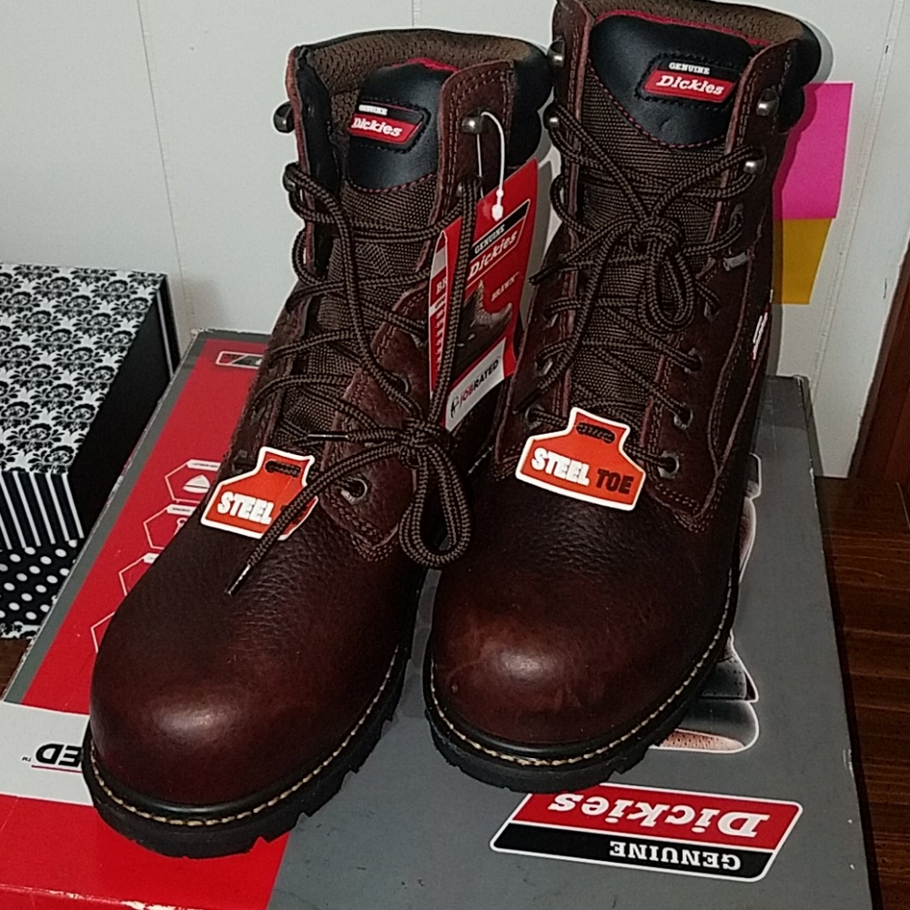 Dickies JobRated Steel Toe Leather Work Boots